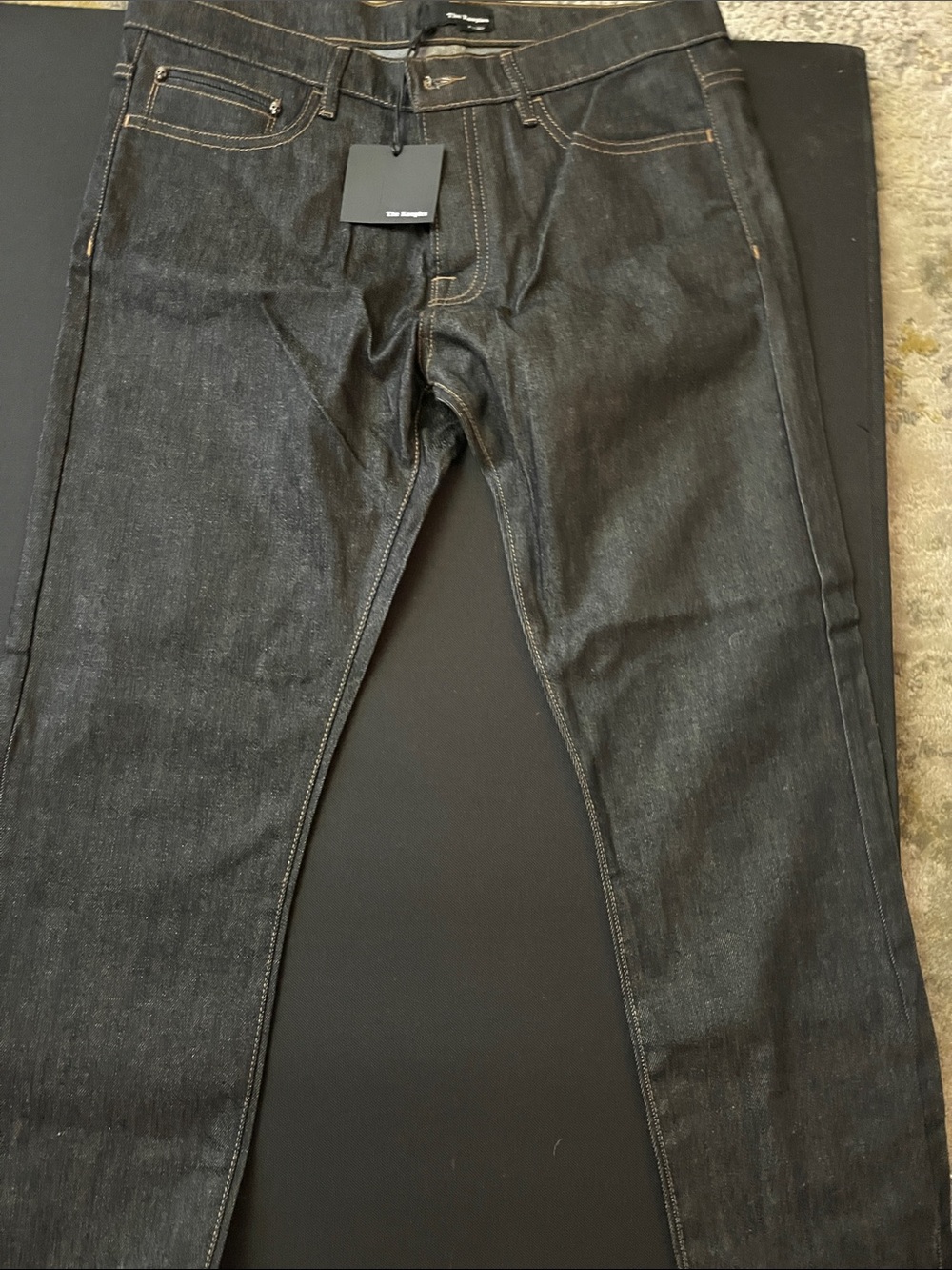 The Kooples Men's Dark Indigo Straight Fitted Jeans size 31 x 34